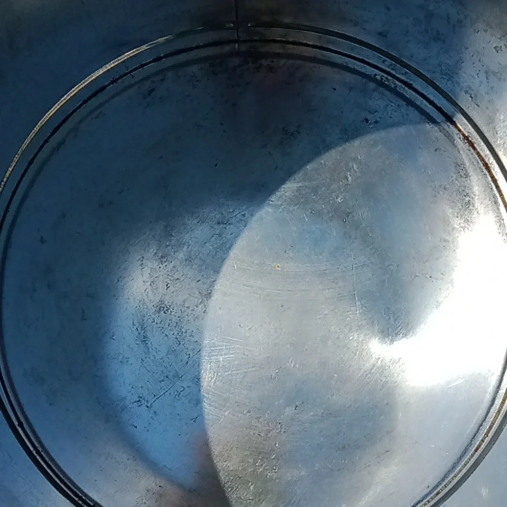 Large Posted Tin Can